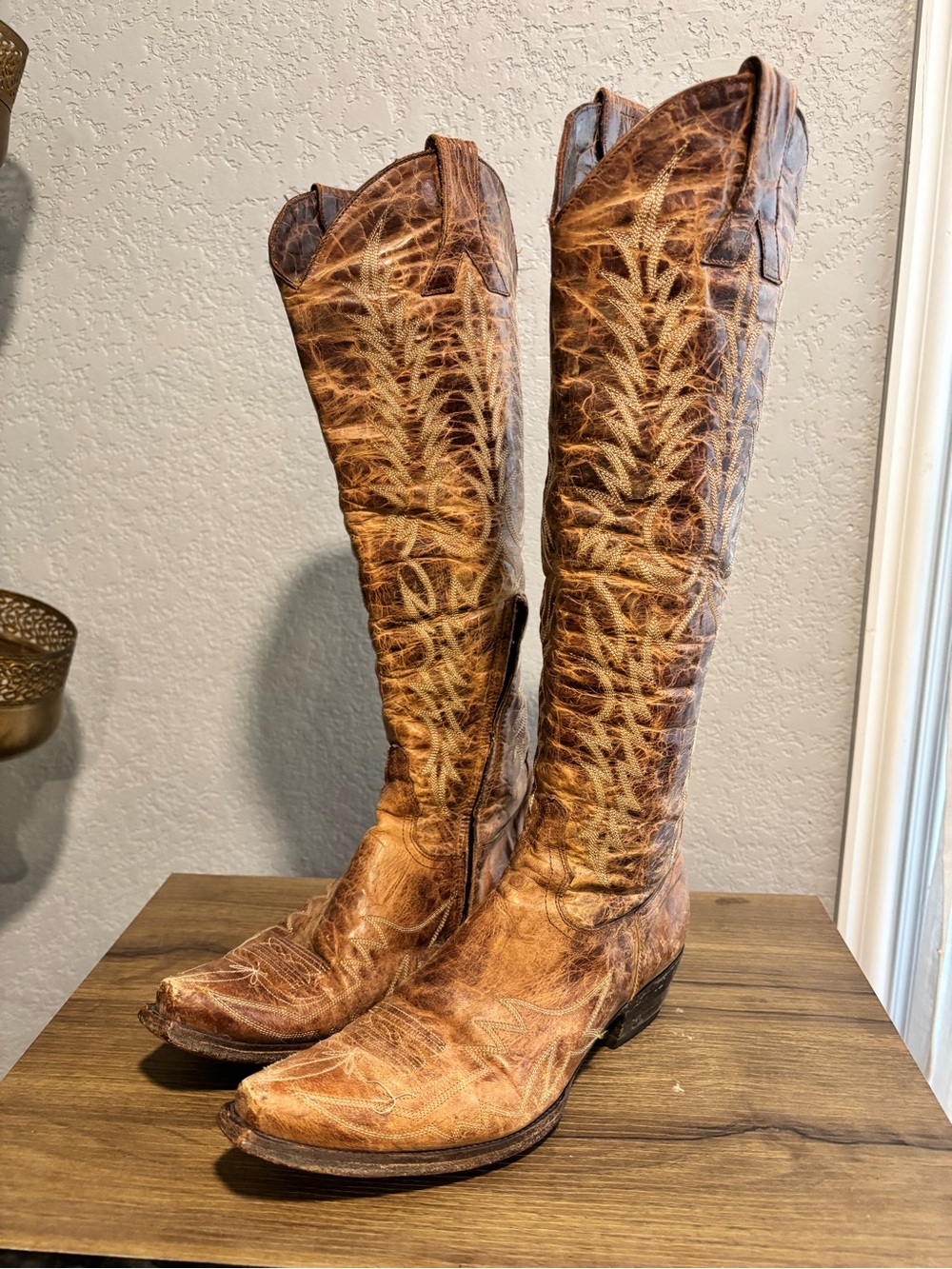 Old Gringo Mayra Bis Western Boots in Vesuvio Brass - 9.5B